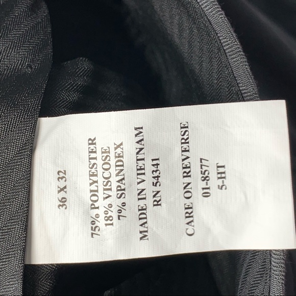 NWOT Louis Raphael Tailored Mens Flat Front Pants - Picture 7 of 7